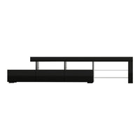 Thumbnail for Artiss TV Cabinet Entertainment Unit Stand RGB LED Gloss Furniture 215cm Black