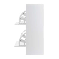 Thumbnail for Artiss 2 Door Shoe Cabinet - White