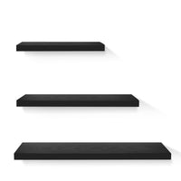 Thumbnail for Artiss 3 Piece Floating Wall Shelves - Black