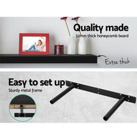 Thumbnail for Artiss 3 Piece Floating Wall Shelves - Black