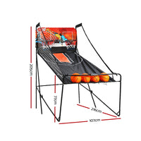 Thumbnail for Arcade Basketball Game Double shooting Electronic Scoring Folding Outdoor Kids