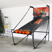 Thumbnail for Arcade Basketball Game Double shooting Electronic Scoring Folding Outdoor Kids