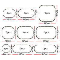 Thumbnail for Greenfingers Garden Bed Galvanised Raised Steel 9 In 1 Modular Flower Planter