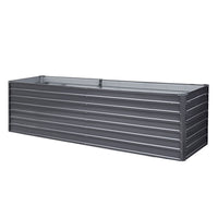 Thumbnail for Greenfingers Garden Bed 320 x 80 x 77cm Galvanised Steel Raised Planter 2N1