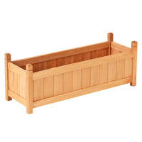 Thumbnail for Greenfingers Garden Bed Raised Wooden Planter Outdoor Box Vegetables 90x30x33cm