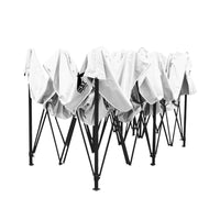 Thumbnail for Instahut Gazebo Pop Up Marquee 3x6m Folding Wedding Tent Gazebos Shade White