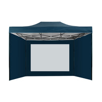 Thumbnail for Instahut Gazebo Pop Up Marquee 3x4.5 Folding Wedding Tent Gazebos Shade Navy