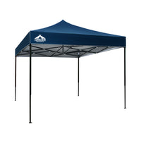 Thumbnail for Instahut Gazebo Pop Up Marquee 3x3m Outdoor Tent Folding Wedding Gazebos Navy