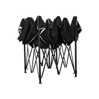 Thumbnail for Instahut Gazebo Pop Up Marquee 3x4.5m Outdoor Tent Folding Wedding Gazebos Black