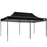 Thumbnail for Instahut Gazebo Pop Up Marquee 3x6 Outdoor Wedding Gazebos Base Pod Kit Black