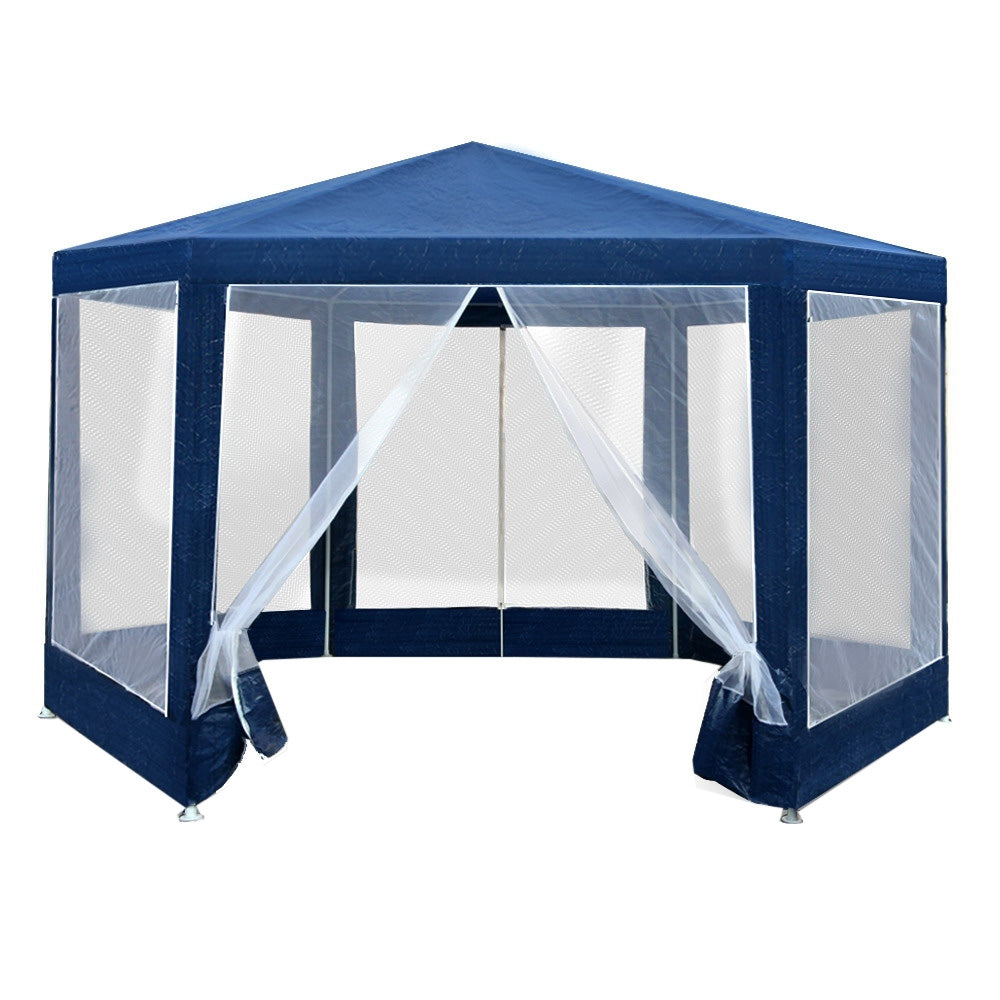 Instahut Gazebo Wedding Party Marquee Tent Canopy Outdoor Camping Gazebos Navy