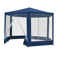 Thumbnail for Instahut Gazebo Wedding Party Marquee Tent Canopy Outdoor Camping Gazebos Navy