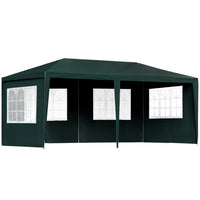 Thumbnail for Instahut Gazebo 3x6 Outdoor Marquee Gazebos Wedding Party Camping Tent 4 Wall Panels