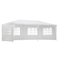 Thumbnail for Instahut Gazebo 3x6 Outdoor Marquee Side Wall Party Wedding Tent Camping White