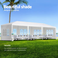 Thumbnail for Instahut Gazebo 3x9 Outdoor Marquee Party Wedding Outdoor Tent Canopy Camping