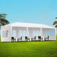 Thumbnail for Instahut Gazebo 3x9 Outdoor Marquee Party Wedding Outdoor Tent Canopy Camping