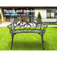 Thumbnail for Gardeon Victorian Garden Bench - Green