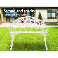 Thumbnail for Gardeon Victorian Garden Bench White