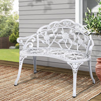 Thumbnail for Gardeon Victorian Garden Bench White