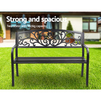 Thumbnail for Gardeon Outdoor Garden Bench - Black