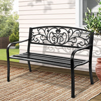 Thumbnail for Gardeon Outdoor Garden Bench - Black