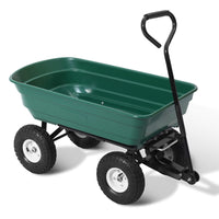 Thumbnail for Gardeon 75L Garden Dump Cart - Green