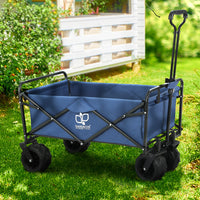 Thumbnail for Gardeon Garden Cart Folding 120kg Trolley Camping Wagon Barrow Outdoor Beach