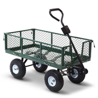 Thumbnail for Gardeon Mesh Garden Steel Cart - Green