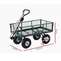 Thumbnail for Gardeon Mesh Garden Steel Cart - Green