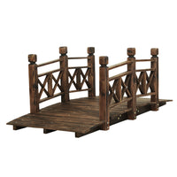 Thumbnail for Gardeon Garden Ornaments Wooden Rustic Bridge Decor Outdoor Decoration Yard