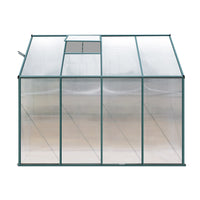 Thumbnail for Greenfingers Greenhouse Aluminium Green House Garden Polycarbonate 2.52x1.27M