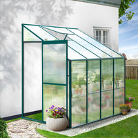 Thumbnail for Greenfingers Greenhouse Aluminium Green House Garden Polycarbonate 2.52x1.27M