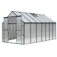 Thumbnail for Greenfingers Aluminium Greenhouse Green House Garden Polycarbonate 4.43X2.44M