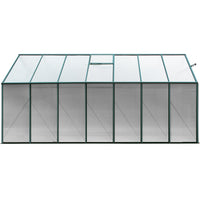 Thumbnail for Greenfingers Aluminium Greenhouse Green House Garden Polycarbonate 4.43X2.44M