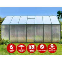 Thumbnail for Greenfingers Aluminium Greenhouse Green House Garden Polycarbonate 4.43X2.44M