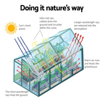 Thumbnail for Greenfingers Aluminium Greenhouse Green House Garden Polycarbonate 4.43X2.44M