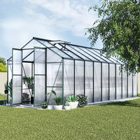 Thumbnail for Greenfingers Aluminium Greenhouse Polycarbonate Large Green House Garden 6.3M