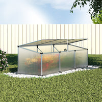 Thumbnail for Greenfingers Aluminium Greenhouse 180x50x50 cm Green House Polycarbonate Garden