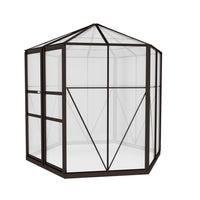 Thumbnail for Greenfingers Greenhouse Aluminium 240x211x232 cm Green House Polycarbonate Shed