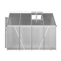 Thumbnail for Greenfingers Greenhouse Aluminium Green House Polycarbonate Garden Shed 2.4x1.9M