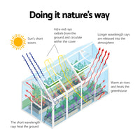 Thumbnail for Greenfingers Greenhouse Aluminium Green House Polycarbonate Garden Shed 2.4x1.9M