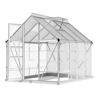 Thumbnail for Greenfingers Greenhouse Aluminium Polycarbonate Green House Garden 248x189x200cm