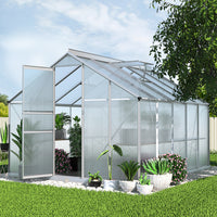 Thumbnail for Greenfingers Greenhouse Aluminium Polycarbonate Green House Garden Shed 3x2.5M