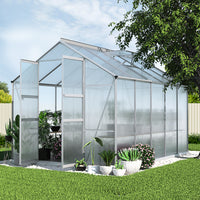 Thumbnail for Greenfingers Greenhouse Aluminium Polycarbonate Green House Garden Shed 3x2.5M