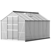 Thumbnail for Greenfingers Aluminium Greenhouse Green House Garden Shed Polycarbonate 3.7x2.5M