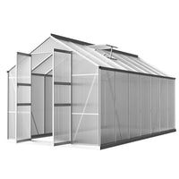 Thumbnail for Greenfingers Greenhouse Aluminium Green House Garden Shed Polycarbonate 4.1x2.5M