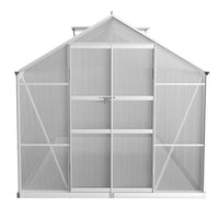 Thumbnail for Greenfingers Greenhouse Aluminium Green House Garden Shed Polycarbonate 4.1x2.5M