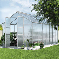 Thumbnail for Greenfingers Greenhouse Aluminium Green House Garden Shed Polycarbonate 4.1x2.5M