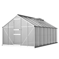 Thumbnail for Greenfingers Greenhouse Aluminium Green House Polycarbonate Garden Shed 4.2x2.5M