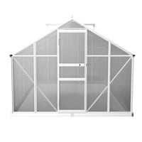 Thumbnail for Greenfingers Greenhouse Aluminium Green House Polycarbonate Garden Shed 4.2x2.5M